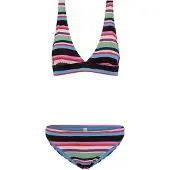 Shiwi Ladies Mod Stripe Bobby Top Bikini Multi Colour Maat: 42 | Bikini's Outlet | Dames