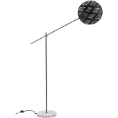 Forestier Chanpen Vloerlamp Gunmetal|Black | Diamond | Ø: 36 cm