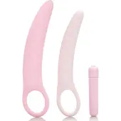 California exotic novelties Roze Siliconen Vibrating Dilator Kit van Inspire
