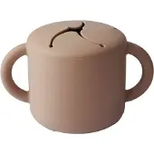 Mushie Siliconen Snack Cup | Natural