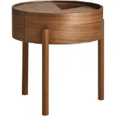 Woud Arc bijzettafel Walnoot