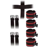 Guilty Pleasure GP gekruisde straps met boeien