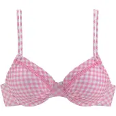 Buffalo Bikinitop pink / wit
