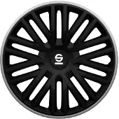 Sparco SPC1685BKGR Wieldoppen