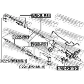 FEBEST 0221-R51MLH Stuurkogel