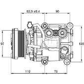 MAHLE ORIGINAL ACP 853 000P Aircopomp
