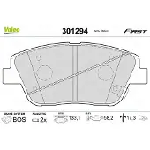 Valeo 301294 Remblokken