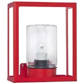 Roger Pradier Hugy buitenlamp Traffic Red | Clear glass