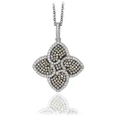 Orphelia Dames 925 Sterling Zilveren Ketting met Hanger - Zilver ZH-4837
