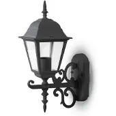 V-TAC VT-760-B E27 Buitenverlichting - Wandlampen - Omhoog - Mat Zwart - IP44