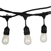V-TAC E27 LED lampen, lichtketting - WP - Fitting - Zwart - IP54