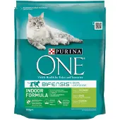 Purina One Indoor - Kattenbrokjes - Kalkoen & Volkoren Granen - 4 x 800 g