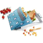 Roll'Eat Voorraadpot Snack'n Go Animals - Blauw/Wit