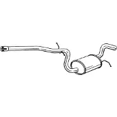 Bosal 285-461 Uitlaat middendemper