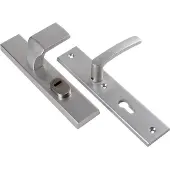 Ami Veiligheidsbeslag Voordeurgarnituur compleet ovaal PC55 SKG*** F1 aluminium