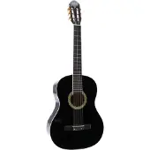 Lapaz 002 BK 4/4-formaat klassieke gitaar zwart