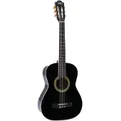 Lapaz 002 BK 3/4 klassieke gitaar zwart