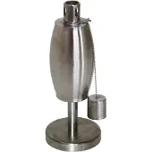 Outtrade Sunred Table Torch Round | RVS Bolle tafelfakkel
