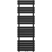 Guido Gusto Designradiator Ella 180x60cm mat zwart 1100W midden aansluiting