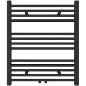 Guido Gusto Designradiator Sofia 70x60cm mat zwart 330W midden aansluiting