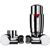 Guido Gusto Radiator aansluitset zijkant chroom 1/2X16mm