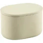 Serax - Bertrand Lejoly - Cose - Ovaal potje met deksel L - Beige - H 6,5cm