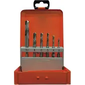 Projahn draaiboorset, HSS-G, 6-delig, 1/4" zeskantopname, Ø 3-4-5-6-8-10 mm, in boorcassette