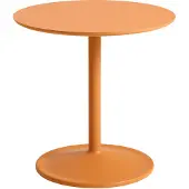 Muuto Soft Side Tafel Orange Laminate|Orange | Ø 48 H: 48 CM | Ø 18.9" H: 18.9"