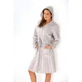 Cawö Badjas Women 6416 Wit Zilver-40
