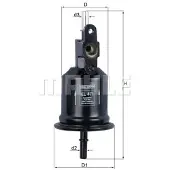 MAHLE ORIGINAL KL 471 Brandstoffilter
