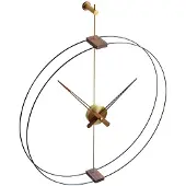 Nomon Mini Barcelona Wall Clock Black|Gold