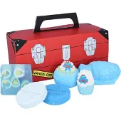 Bomb Cosmetics Vaderdag Bad Geschenkset "Hammer Time Tool Box" met handgegoten zeep, bath bombs en meer!