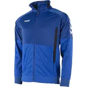 Hummel Authentic Poly FZ Sportvest - Trainingsjack - Winddicht - Blauw - Maat 116