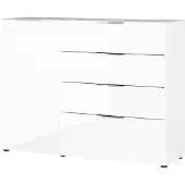 Germania Dressoir OAKLAND in 2 breedten, fronten en bovenblad met glas-inlay