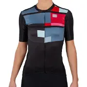 Sportful Idea W Fietsshirt Dames - Lichtgewicht ademend polyester - Zwart - Maat XXL