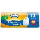 Swirl 4x Pedaalemmerzakken Met Handvat 20 Liter 20 Stuks