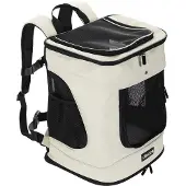 Cadoca Kattenrugzak Beige 41x30x31cm