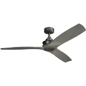 Kichler Plafondventilator Ried | 142cm | Indoor | Ijzer