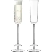 LSA International Champagneglas L.S.A. Champagne Transparant 130 ml (2-Delig)
