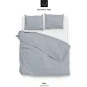 Zohome Zo Home Dekbedovertrek Katoen Lino Linnen Look - denim 260x200/220cm