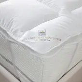 Vitality Pur Matrastopper Duo-Bed | microvezel wit 200x80 cm toppers | NADUVI