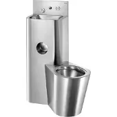 Delabie Combi KOMPACT TC wastafel WC staand rechts RVS 304 sat