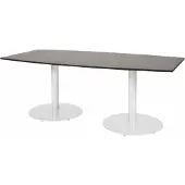 Schaffenburg Vergadertafel - Linesto 200x100 tonv. logan - wit frame