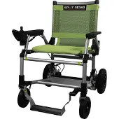 E-Ability SplitRider Elektrische opvouwbare rolstoel (12 kg) (Groen, 85,5 x 64 x 91 cm)