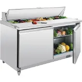 Polar 2 deurs gekoelde saladette 527 ltr