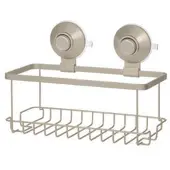 IDesign Doucherek iDesign Everett Push Lock Caddy Met Zuignap Beige