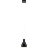 Eglo Hanglamp PRIDDY 1 Pendellampe, E27, IP20, Stahl, Vintage, Esstischlampe, Lampe koperkleur-antiek / ø15,5 x h110 cm / lamp van staal / vintage