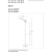 Lucide GILLY - Leeslamp - LED - 1x6W 2700K - Wit