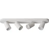 Lucide XYRUS - Plafondspot - LED Dim to warm - GU10 - 4x5W 2200K/3000K - Wit