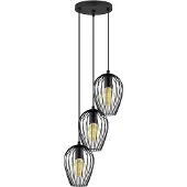 Eglo 49479 Newtown Hanglamp Staal Zwart -3 x E27